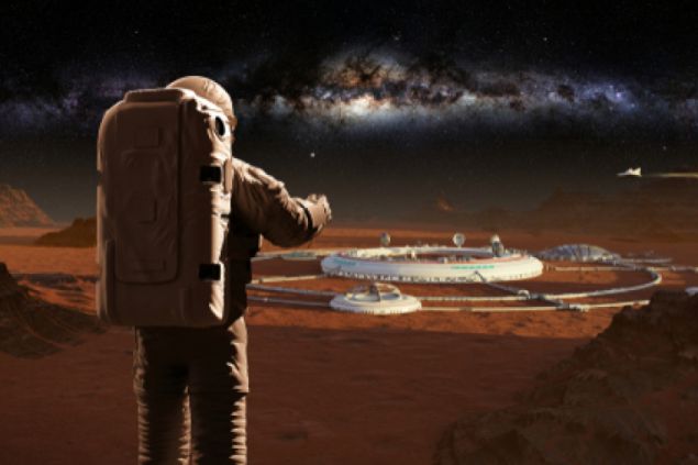 Pot, krev a slzy astronautů budou na Marsu sloužit jako stavební materiál