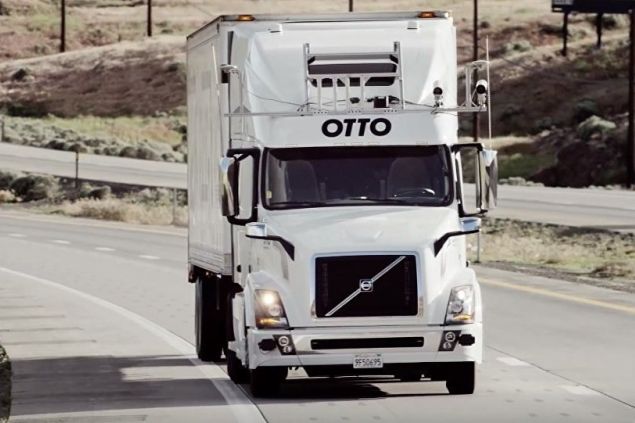 Startup Otto přeměnil Volvo v autonomní truck