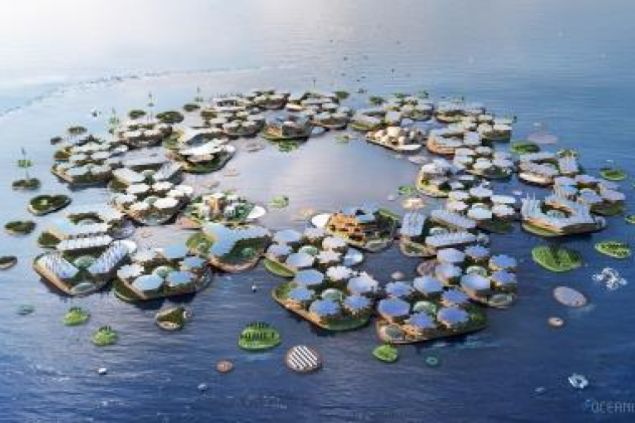 Home | News x YOU ARE VIEWING 1 OF 1 ARTICLES WITHOUT AN EMAIL ADDRESS.  All our articles are FREE to read, but complete your details for FREE access to full site! Already a Member? Login Join us now Agreement signed for prototype floating city in South Korea News 30 Nov 2021 by SmartCitiesWorld news team City of Busan, UN-Habitat and Oceanix envisage the city as a flood-proof infrastructure that rises with the sea and produces its own food, energy and fresh water.  LinkedIn Twitter Facebook  Oceanix City will be located near coastal megacities. Image by BIG-Bjarke-Ingels Group Oceanix City will be located near coastal megacities. 