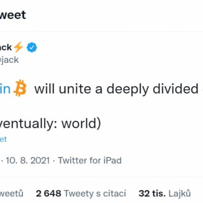 Podle Jacka Dorseyho bitcoin spojí svět. Neřekl ale, jak