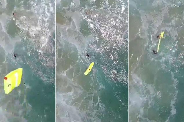 Dron v Austrálii zachránil tonoucí plavce