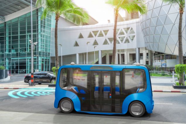 Doprava budoucnosti: Minibus bez řidiče, pedálů i volantu a kyvadlový provoz
