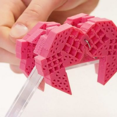 Elastický metamateriál pro 3D tiskárny